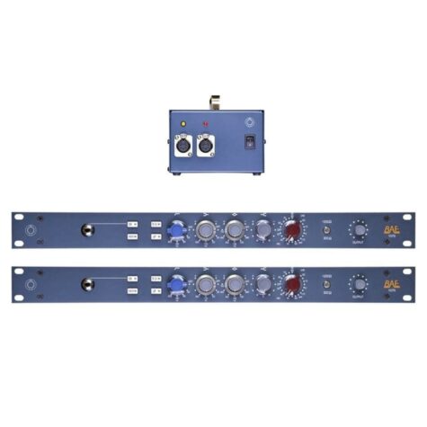 BAE 1073 Pair Mic Pre/EQ w/PSU