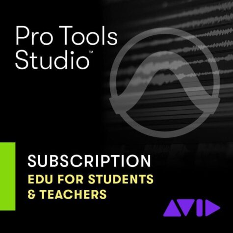 Pro Tools Studio Annual Subscription for EDU Students & Teachers - NEW