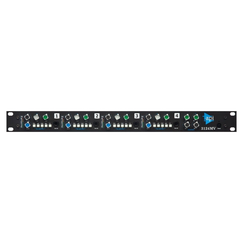 API 3124MV Discrete 4-Channel Mic/Line Pre w/ Stereo Mixer