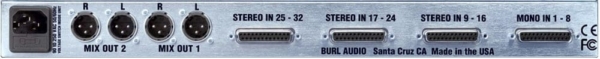 Burl B32 VANCOUVER - 32 x 2 Mix Bus humming amp