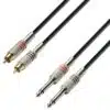 Adam Hall Cables K3TPC0100 dual phono-jack 1 meter