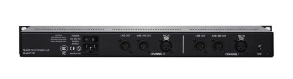 Rupert Neve 5211 2-Channel Mic Pre