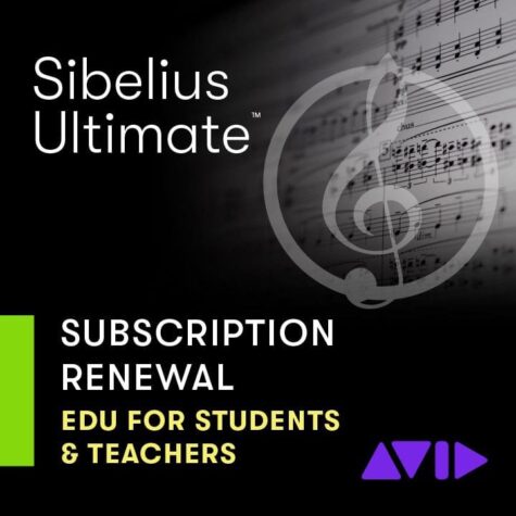 Sibelius Ultimate Education Annual Subscription Renewal