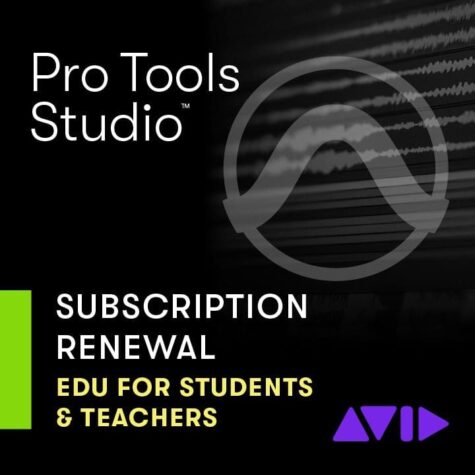 Pro Tools Studio Annual Subscription for EDU Students & Teachers - RENEWAL
