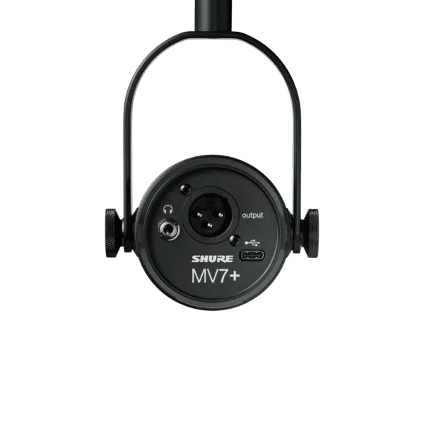 Shure MV7+ Podcast microphone - stand bundle