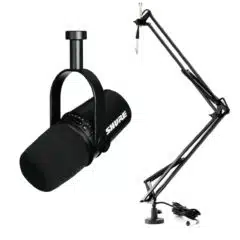 Shure MV7+ Podcast mikrofon - stativ bundle