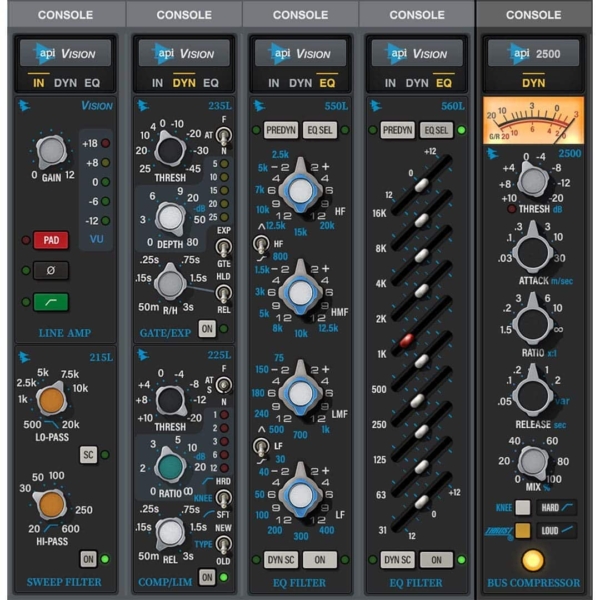 UAD LUNA API Vision Console Emulation Bundle