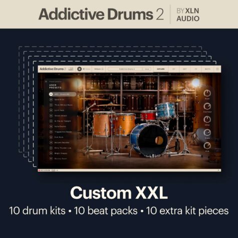 XLN Audio Addictive Drums 2: Custom XXL Collection