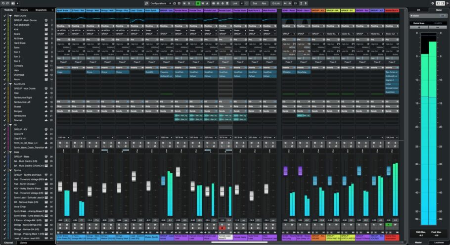 cubase-13-mixconsole-with-visibility-tab-and-master-meter_master