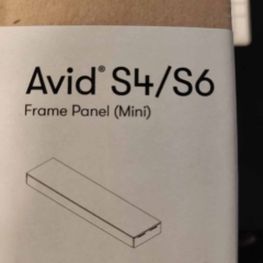 Avid S4/S6 Frame panel (mini)