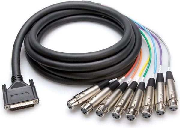 HOSA DTF-803 3.0m 25Pin/8XLR-F
