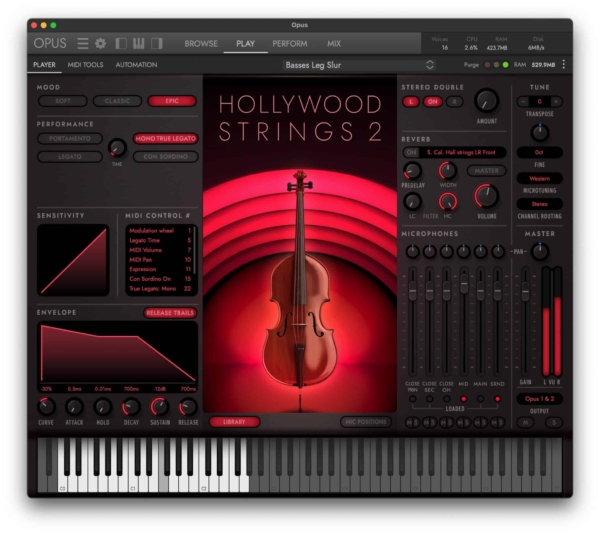 EastWest Hollywood Strings 2