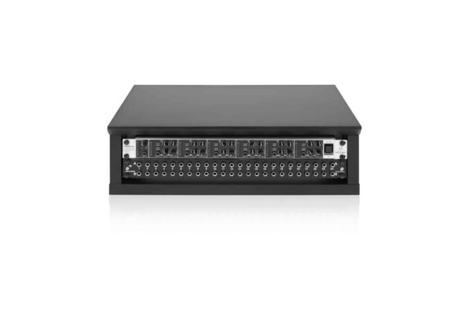 Gator Elite Series Furniture Desktop 2U Studio Rack BLK