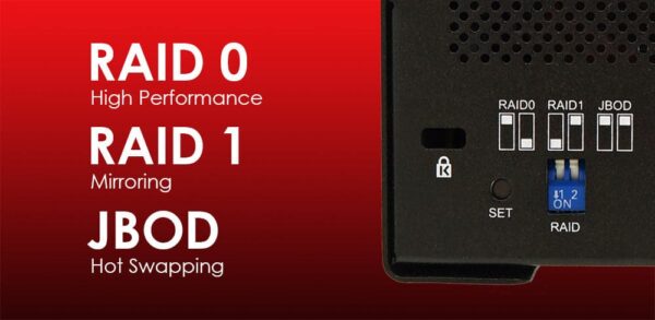 Blackjet VX-2SSD - USB 3.1 Gen 2 Dual Bay SSD Media Dock