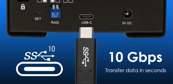 Blackjet VX-2SSD - USB 3.1 Gen 2 Dual Bay SSD Media Dock