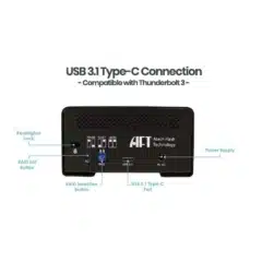 Blackjet VX-2SSD - USB 3.1 Gen 2 Dual Bay SSD Media Dock