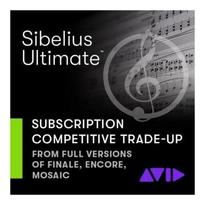 Sibelius Ultimate Subscription trade-up fra Finale mm