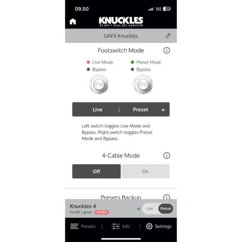 UAFX Knuckles '92 Rev F Dual Rec Amplifier