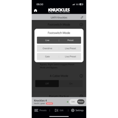 UAFX Knuckles '92 Rev F Dual Rec Amplifier