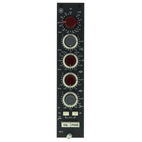 Heritage Audio 6673 Mic Pre 4 Band EQ