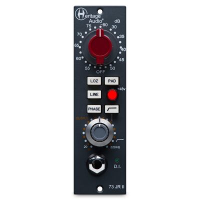 Heritage Audio 73 JR II Mic Preamp DI in 500 Series Format