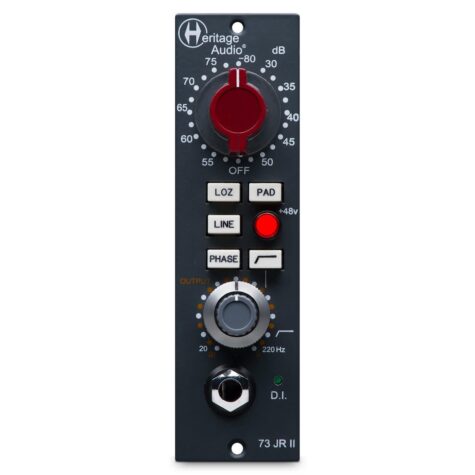 Heritage Audio 73 JR II Mic Preamp DI in 500 Series Format