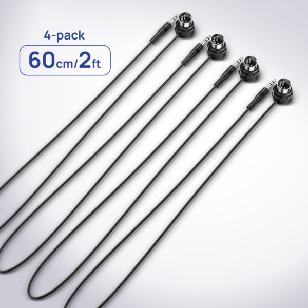CME Pro TRS MIDI Cable 4-Pack - TRS to 5-pin DIN 60CM - Image 2