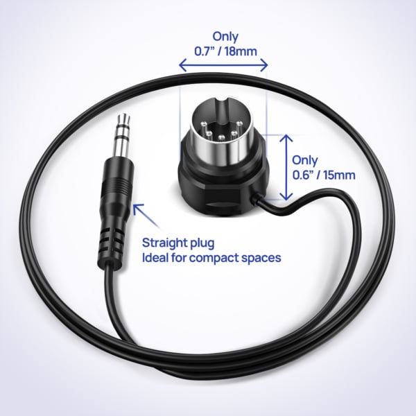 CME Pro TRS MIDI Cable 4-Pack - TRS to 5-pin DIN 30CM - Image 4
