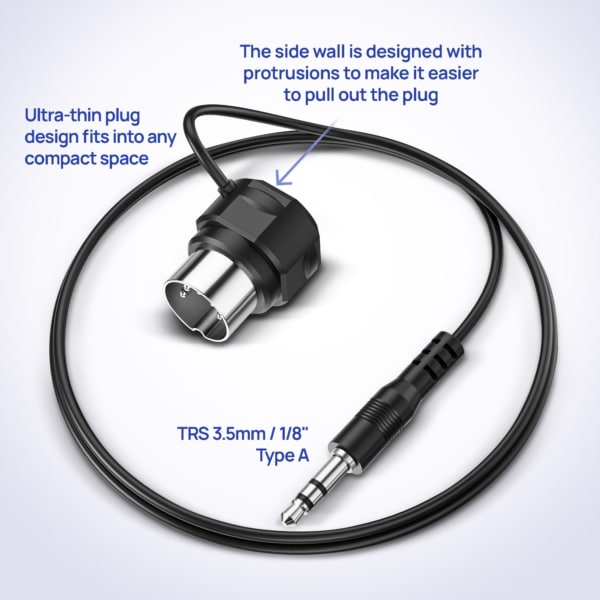CME Pro TRS MIDI Cable 4-Pack - TRS to 5-pin DIN 30CM - Image 5
