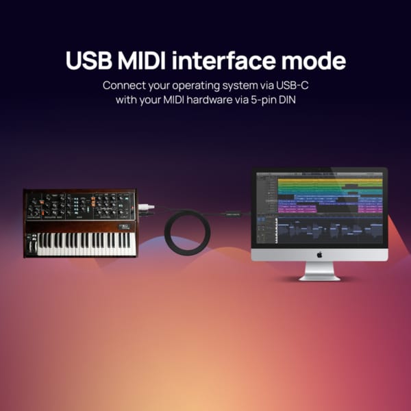 CME Pro C2MIDI Pro MIDI Cable - Image 11