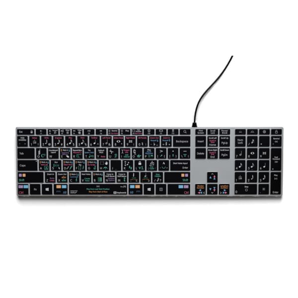 Steinberg Dorico Backlit Pro Aluminum Keyboard Windows US