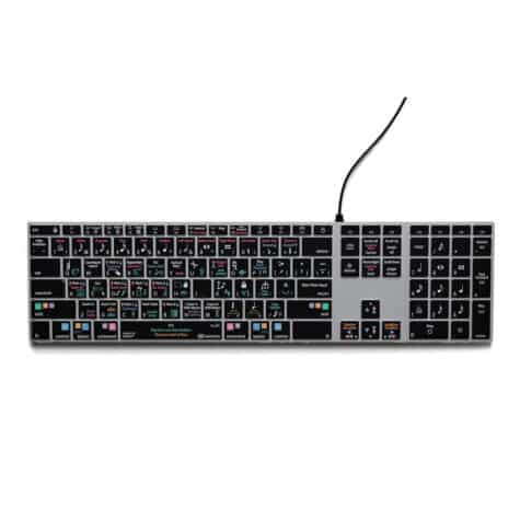 KB Covers Steinberg Dorico Backlit Pro Aluminium Keyboard macOS US
