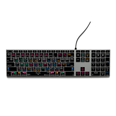 KB Covers Logic Pro Backlit Pro Aluminum Keyboard macOS US