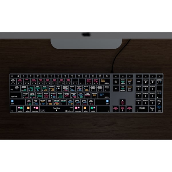 Logic Pro Backlit Pro Aluminum Keyboard macOS US - Image 2