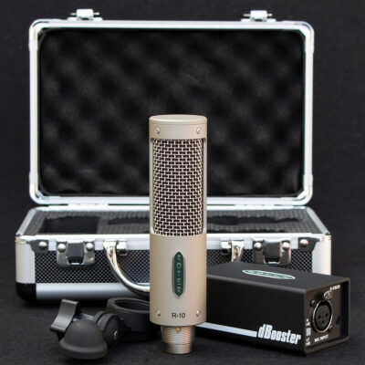 Royer Labs R-10 bundled with R-DB20 dBooster in-line signal booster