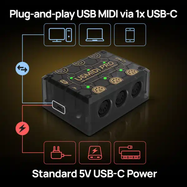 CME Pro U6MIDI Pro Smart MIDI Interface - Image 3