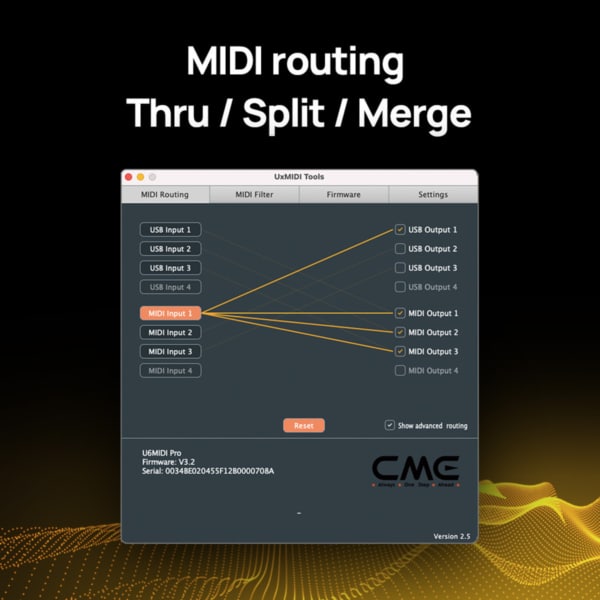 CME Pro U6MIDI Pro Smart MIDI Interface - Image 7