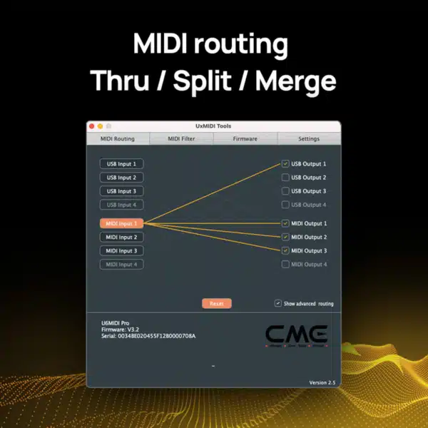 CME Pro U6MIDI Pro Smart MIDI Interface - Image 7