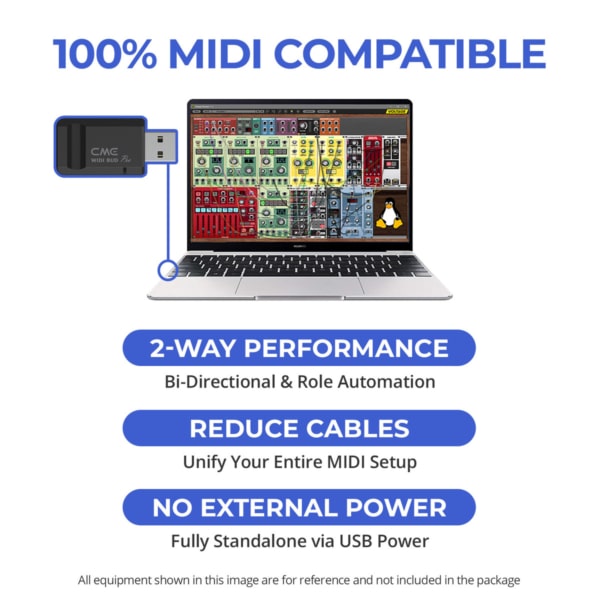 CME Pro WIDI Bud Pro Wireless MIDI USB Dongle - Image 7