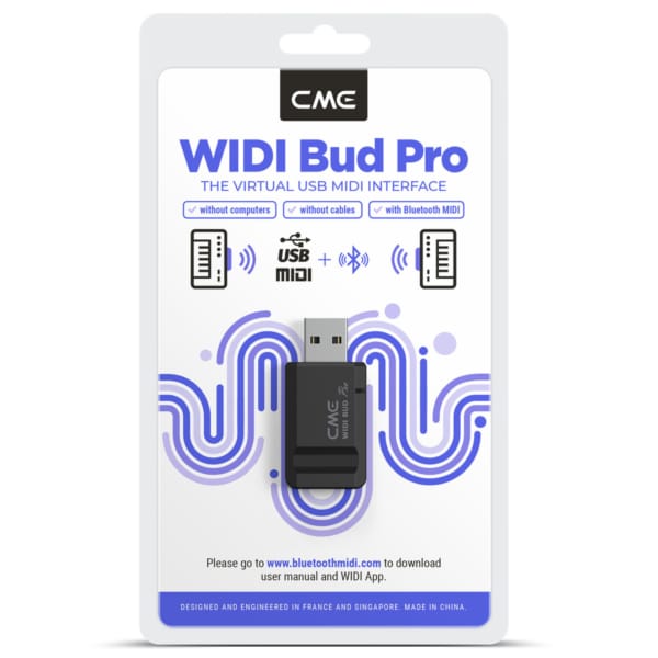 CME Pro WIDI Bud Pro Wireless MIDI USB Dongle - Image 4