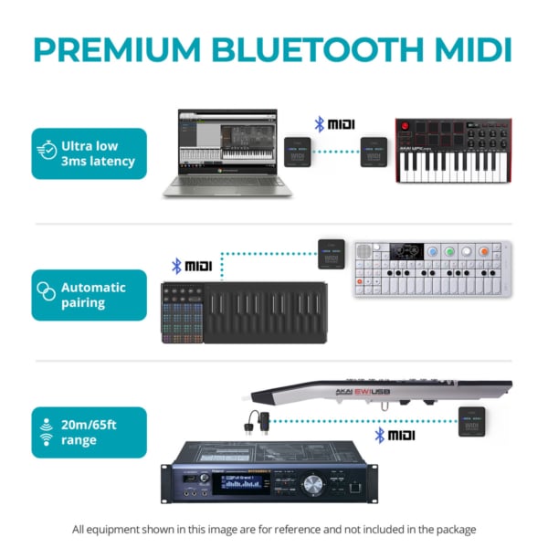 CME Pro WIDI Uhost Bluetooth Wireless/USB MIDI Interface - Image 4