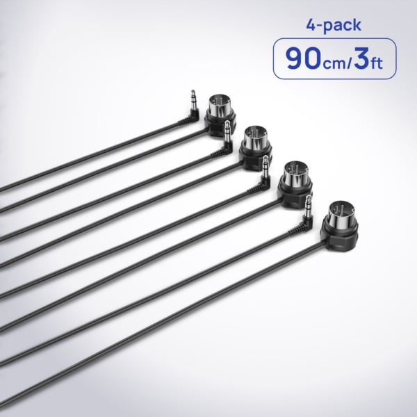 CME Pro TRS MIDI Cable 4-Pack - TRS to 5-pin DIN 90CM - Image 3