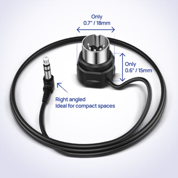CME Pro TRS MIDI Cable 4-Pack - TRS to 5-pin DIN 90CM - Image 5