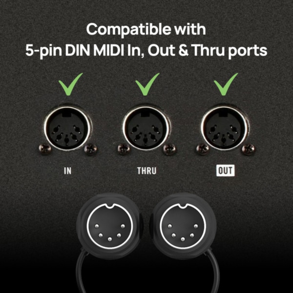 CME Pro MIDI Cable 4-Pack 90cm - Image 5