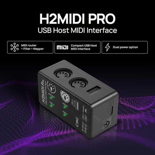 CME Pro H2MIDI Pro MIDI Interface - Image 2
