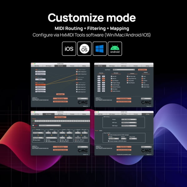 CME Pro H2MIDI Pro MIDI Interface - Image 6