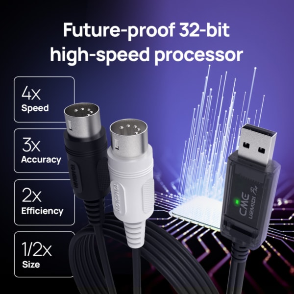 CME Pro U2MIDI Pro Smart USB Cable - Image 8