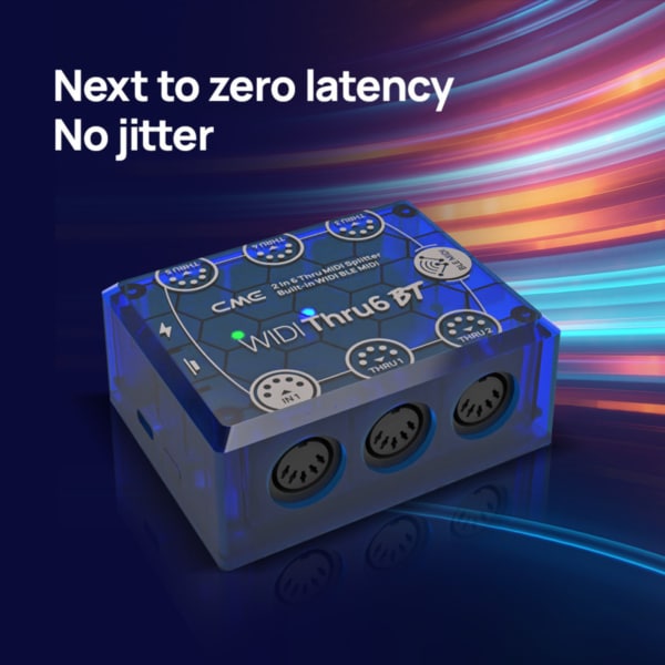 CME Pro WIDI Thru6 BT Hybrid MIDI Thru/Splitter - Image 8