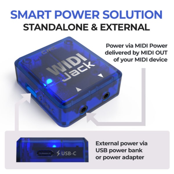 CME Pro WIDI Jack Bluetooth Wireless MIDI Interface - Image 2