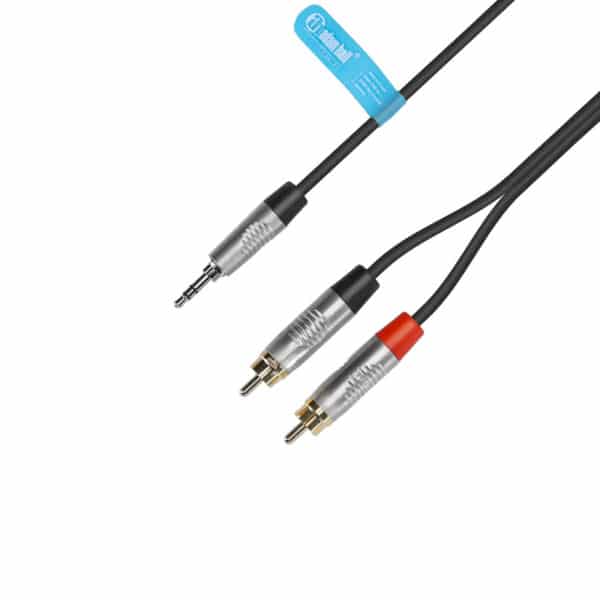 Adam Hall Cables K4YWCC0090 minijack - 2 x phono 0,9 m
